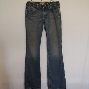 Abercrombie & Fitch stretch flare leg long  denim jeans size 27L